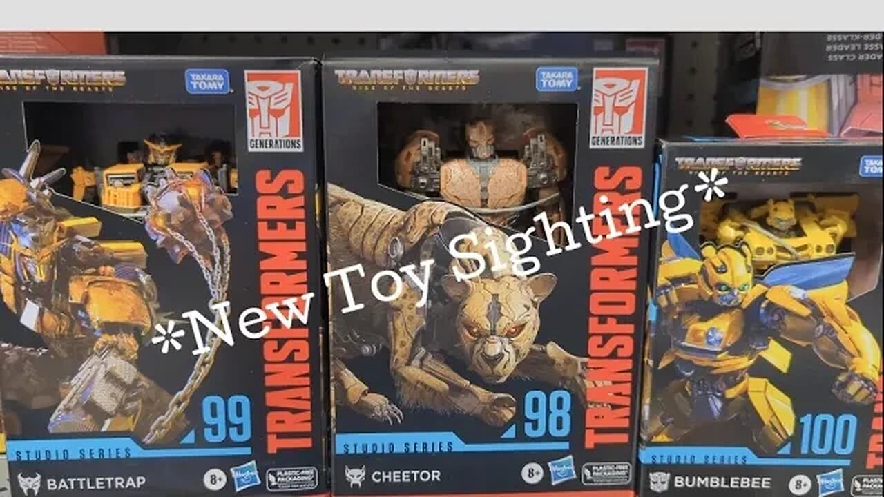 Rise of the Beasts Studio Series Battletrap, Cheetor, & Bumblebee - Rodimusbill New Toy Sighting