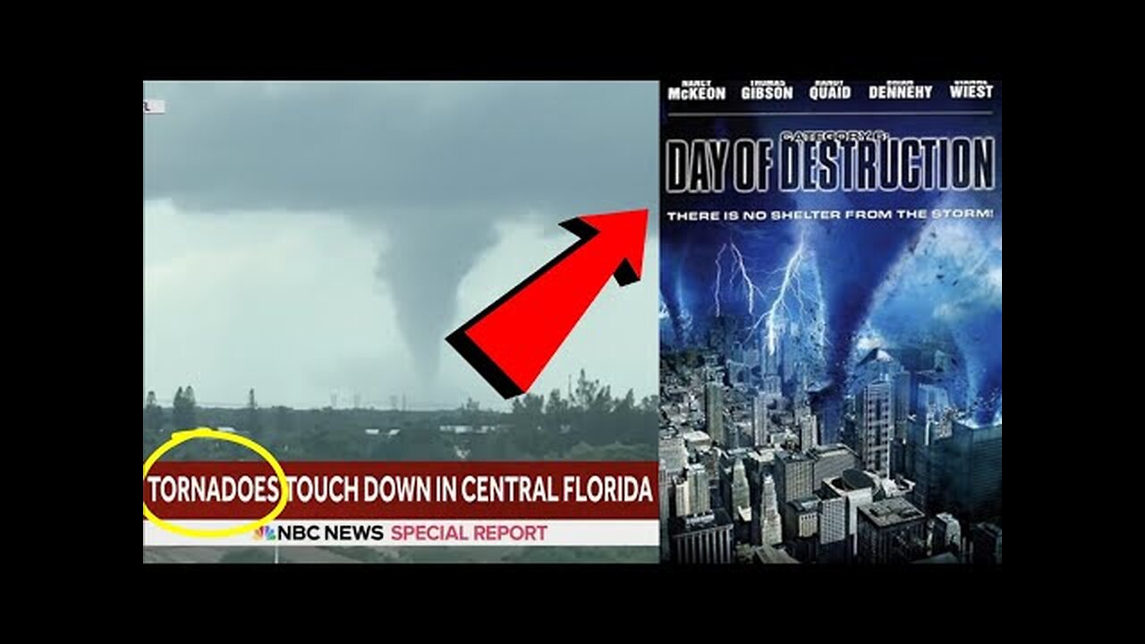 SCRIPTED REALITY! CATEGORY 6 DAY OF DESTRUCTION! TORNADOES MERGE WITH HURRICANE TO MAKE A MEGASTORM!