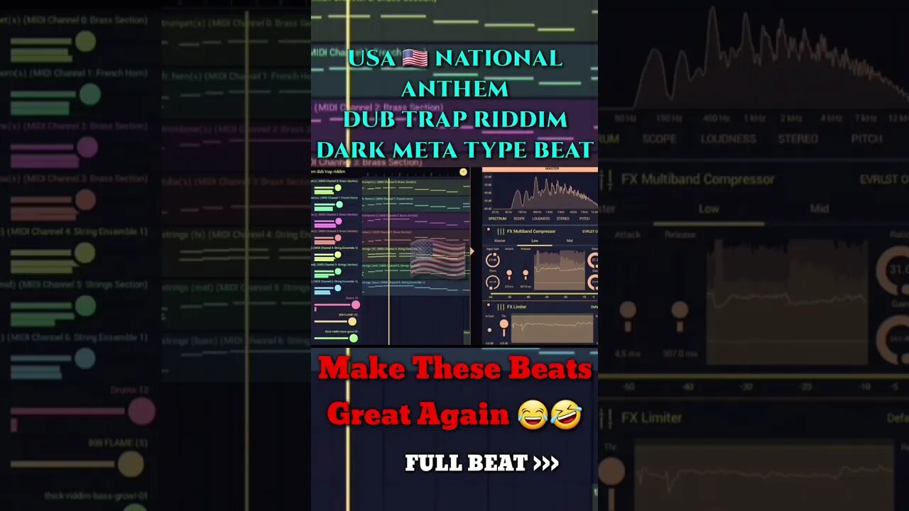 National Anthem 🇺🇲 dub trap riddim Dark Meta Type Beat