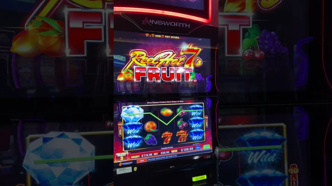 JUST ONCE AND WE GOT IT! JACKPOT On Red HOT 7's