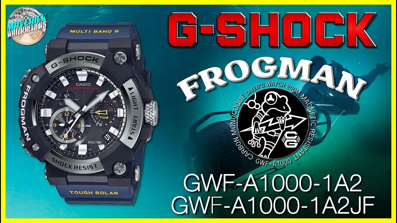 Analog Frogman?! | G-Shock Frogman 200m Quartz Diver GWFA1000-1A2 & GWF-A1000-1A2JF Unbox & Review