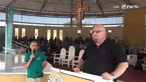 Youth Festival in Medjugorie Croatia now :John Pridmore ex gangster testimony 05/08/2024