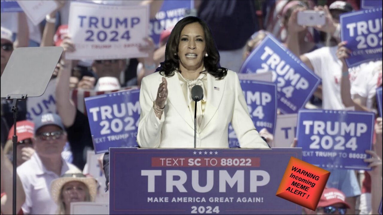 Crowd At Trump Rally Stunned As Kamala Debates Kamala