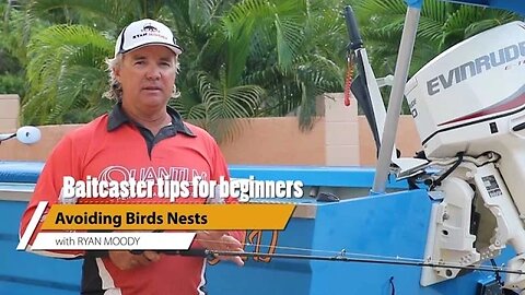 BAITCASTER cast tension to avoid back lash and birds nests