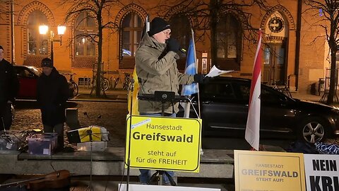 Greifswald - Uwe mit einem weiterem Redebeitrag 06-03-2023