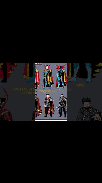 Doutor Estranho Trajes 1963 - 2018