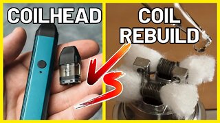 Qual coil comprar para o vape? Coilhead ou coil rebuildavel?