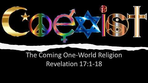 ONE WORLD RELIGION!