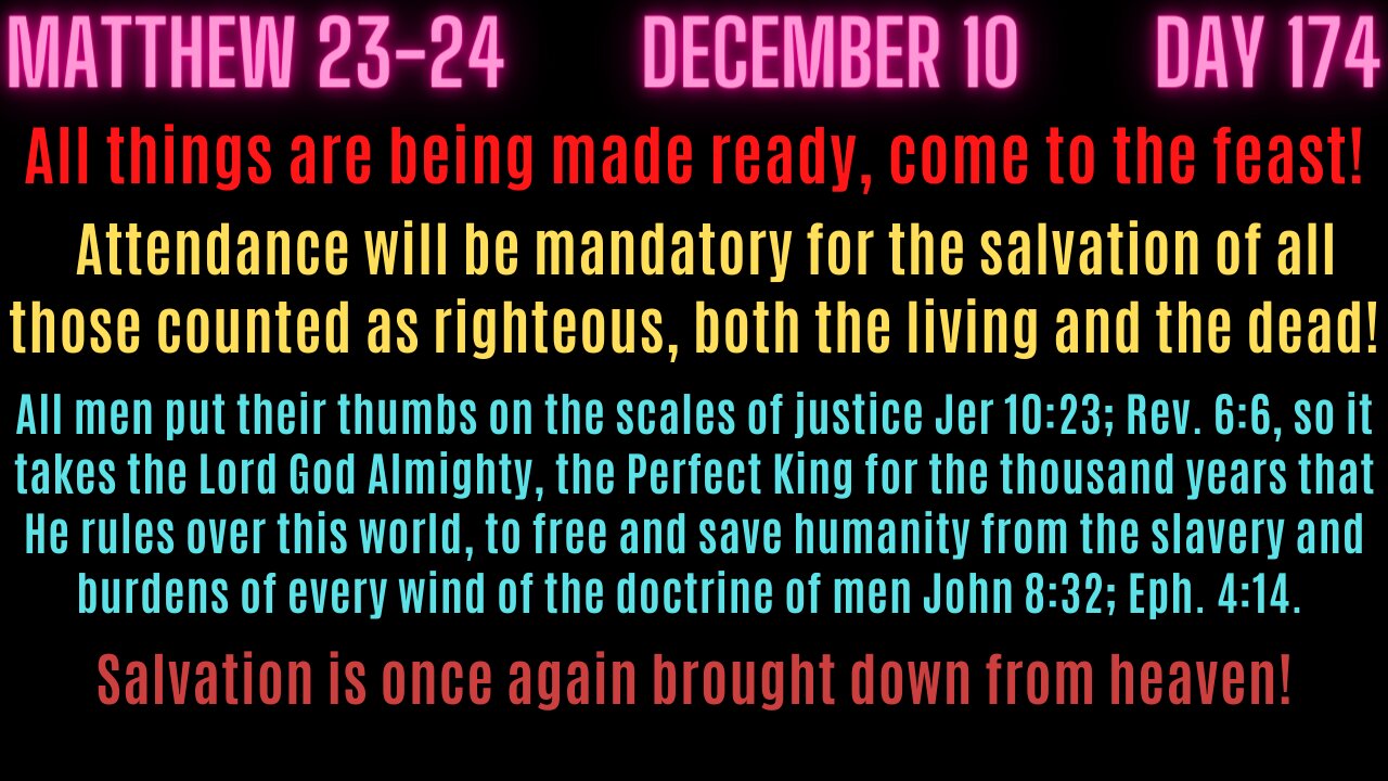 Matt 23-24 The preaching of Christ is as high as the heavens above men's Isaiah 55:8, 9; Eph. 3:20.