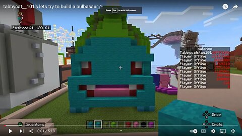 tabbycat__101's lets try to build a bulbasaur 4