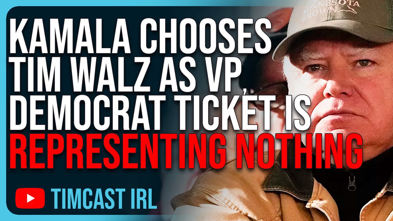 Kamala Chooses Tim Walz As VP, Democrat Ticket Is Representing NOTHING, It’s A Cult