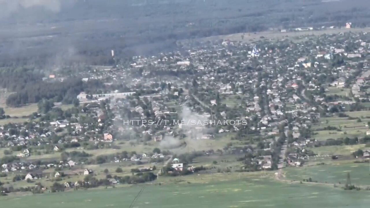 Liman offensive. Heavy flamethrower system TOS-1A strike at ammunition depot