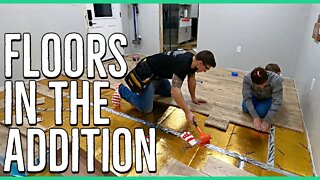 We Finally Installed Flooring in our Addition