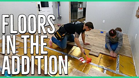We Finally Installed Flooring in our Addition