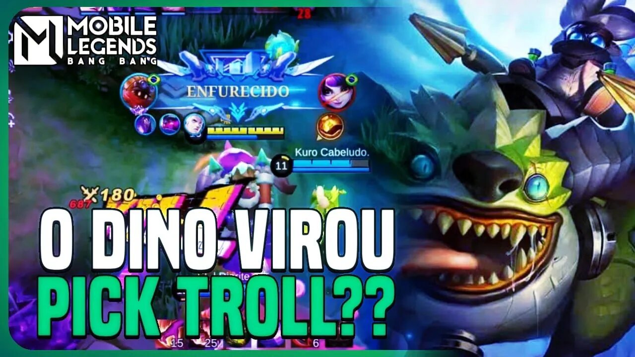 ESSE HERÓI É TROLL NA RANKED?? AINDA CLICA MUITO | BARATS | MLBB