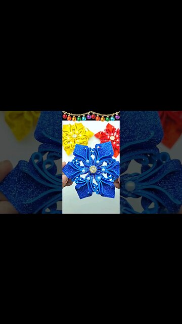 Handmade Holiday Crafts🌲DIY Snowflakes for Christmas Decor🌲Christmas Ornaments Making #diy #crafts