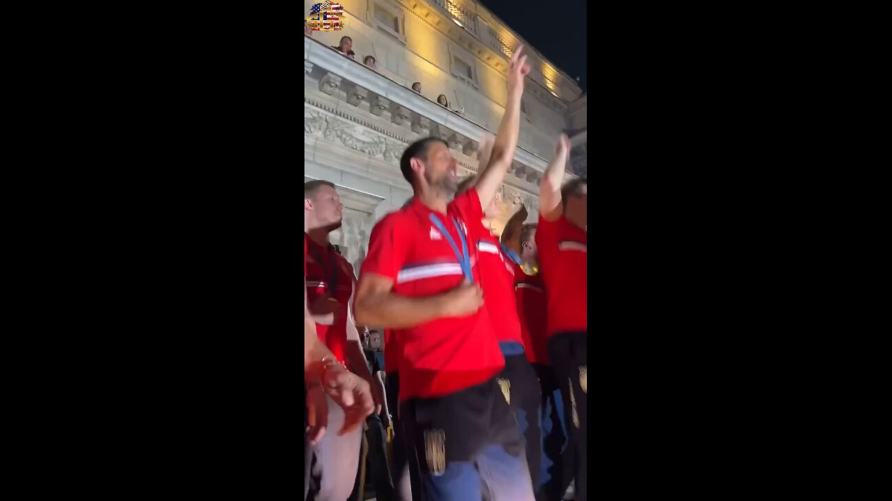 Djokovic receives a hero’s welcome as he arrives back in Serbia.