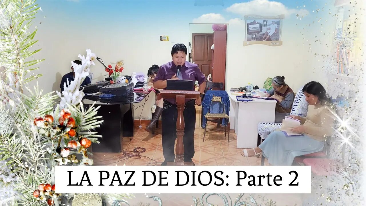 LA PAZ DE DIOS: Parte 2 - EVANGELISTA EDGAR CRUZ