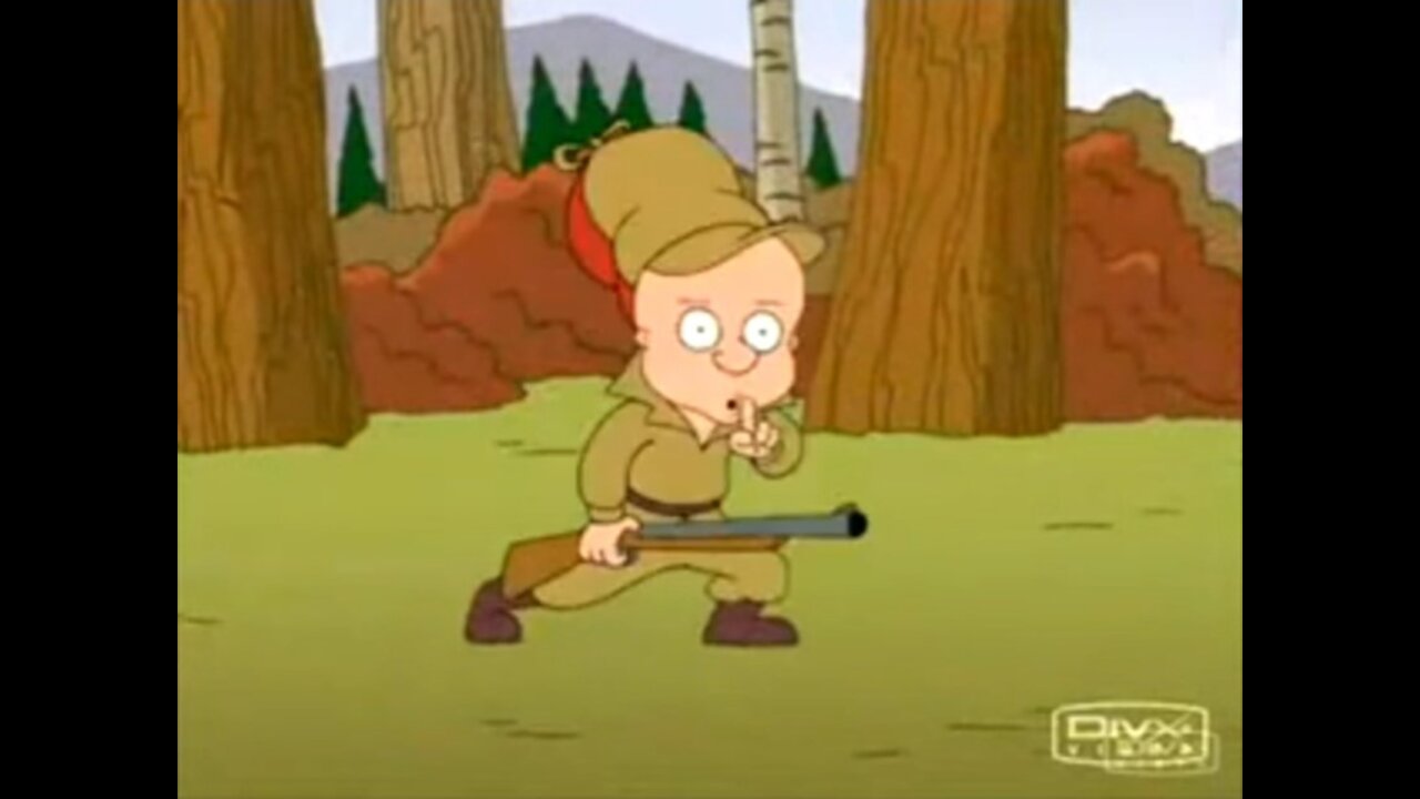 Elmer Fudd finally gets Bugs Bunny