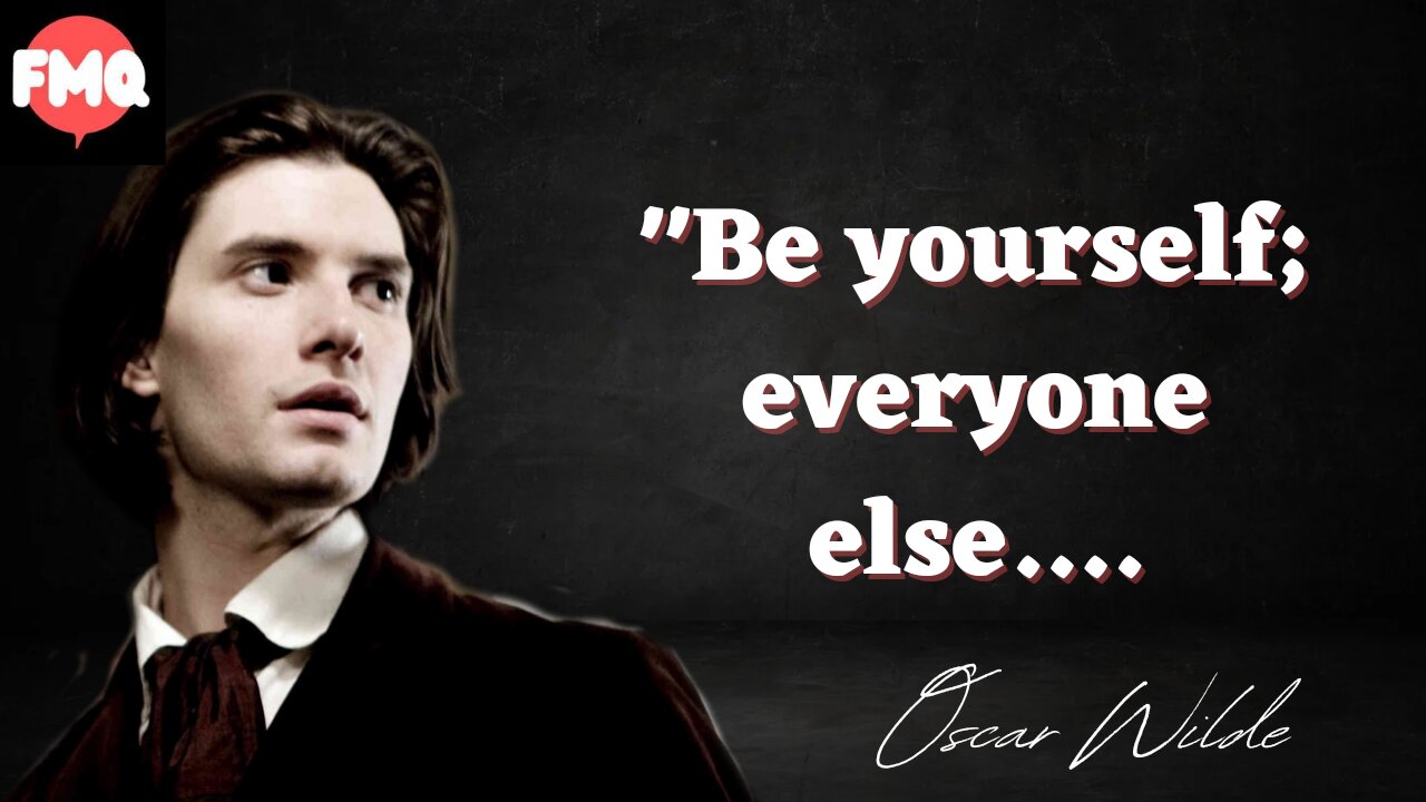 Oscar Wilde Famous Quotes About Life & love