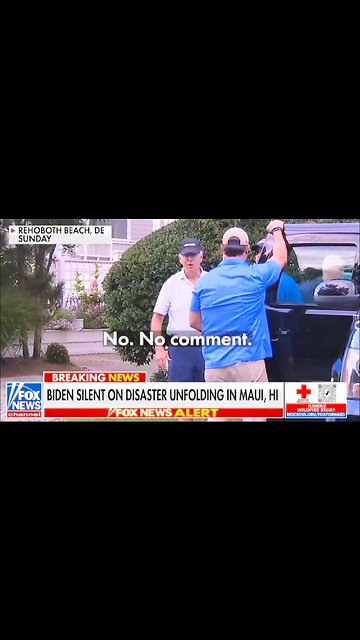 Joe Biden responds “no comment” to the rising death toll in Hawaii