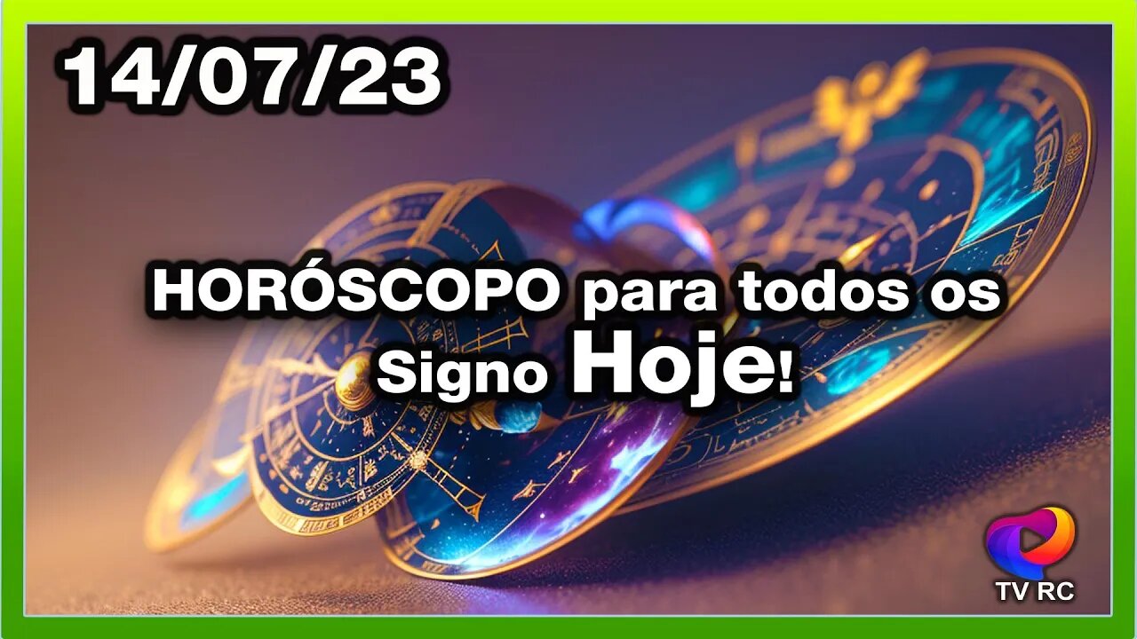 HORÓSCOPO DO DIA - SEXTA 14 DE JULHO - PREVISÕES PARA TODOS OS SIGNOS | 𝑫𝒊𝒓𝒄𝒆 𝑨𝒍𝒗𝒆𝒔