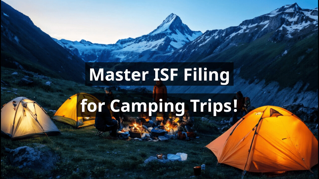 Unlocking the Secrets of Importer Security Filing for Camping and Hiking Gear