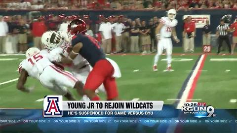 Scottie Young Jr. to rejoin Wildcats; will miss BYU game