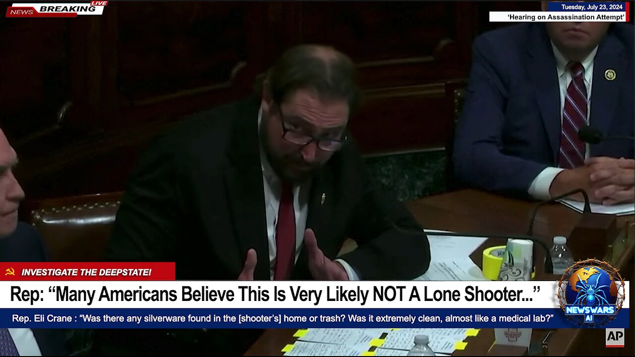 Rep. Crane: 'Many Americans Believe This Is Very Likely NOT A Lone Shooter, But Coordinated Assassination Attempt'
