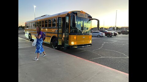 (622) 2016 Thomas Freightliner SAF-T-LINER HDX #T258 (not #T242!) 8.3L Cummins ISC bus ride to swim meet 10/17/2024