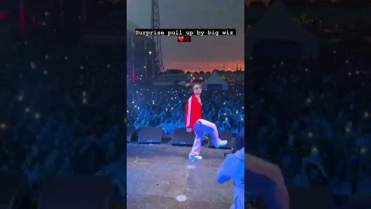 BIG WIZ pulled up on Rema #ohmymusicfest