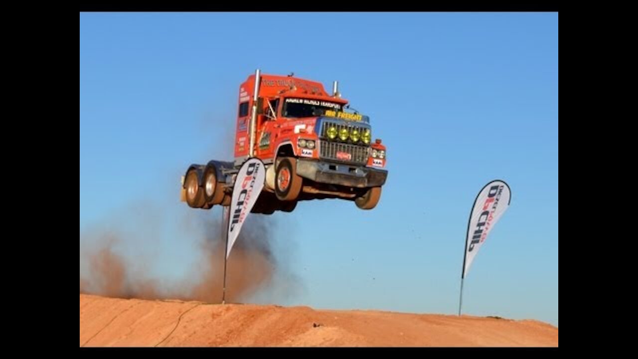 Semi Truck Jump