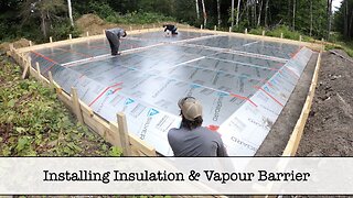 Building the Shop - Part 25 - Fitting and Installing EPS Insulation and Vapour Barrier