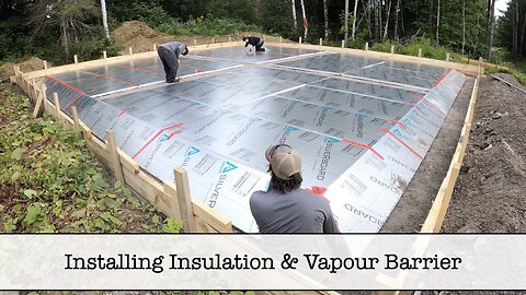 Building the Shop - Part 25 - Fitting and Installing EPS Insulation and Vapour Barrier