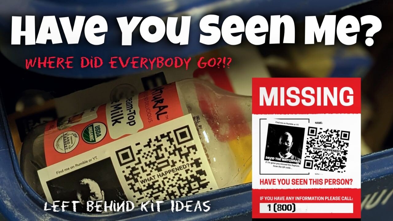 Have You Seen Me? Where Did Everybody Go? Evangelism/Left Behind Kit, Underground Church Ideas.