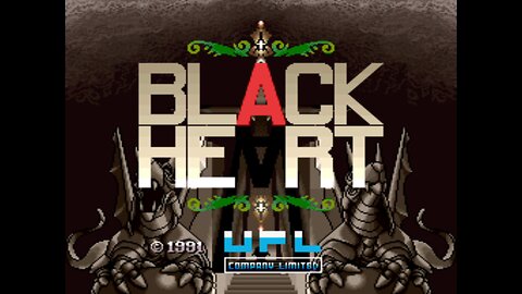 Black Heart, Arcade Game, UPL 1991, playthrough