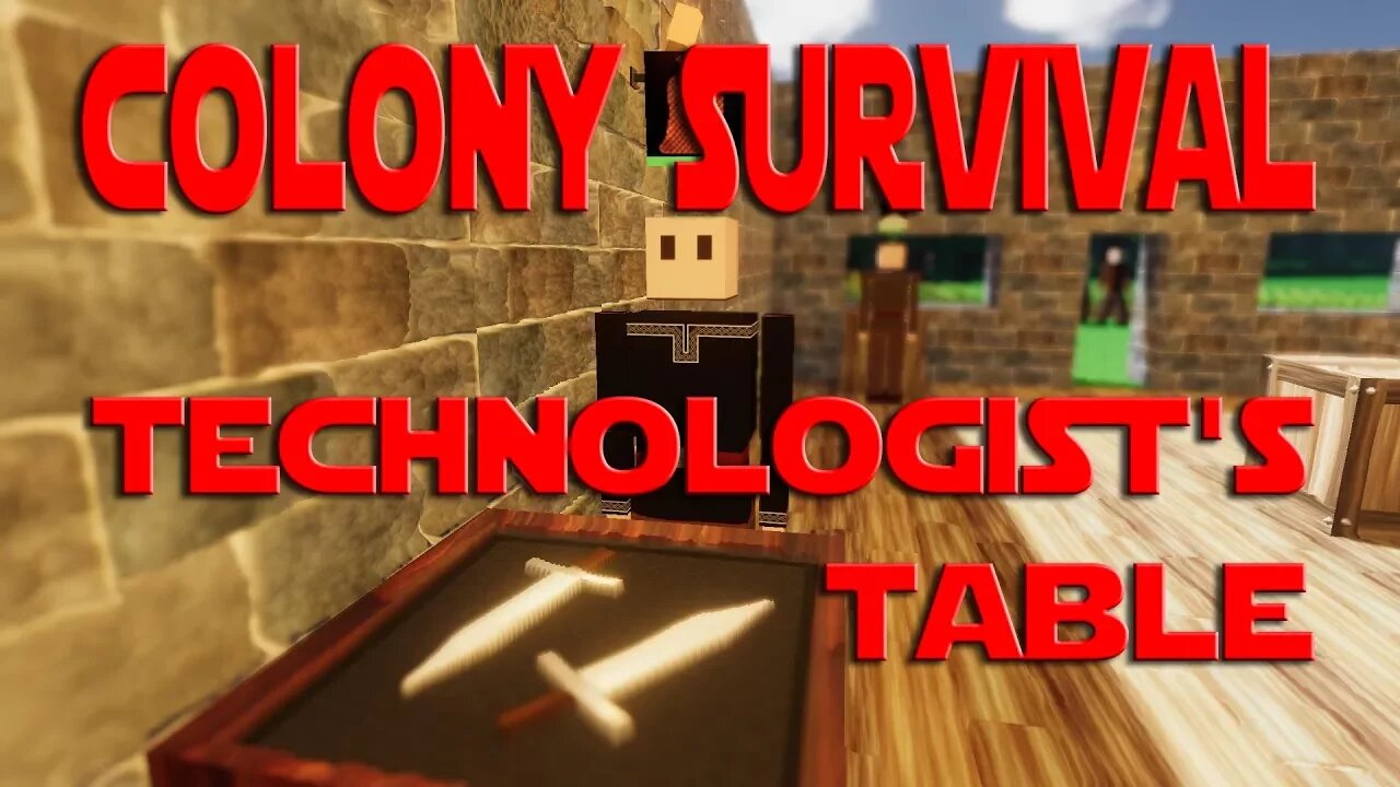 Colony Survival ep 5 - Technologist's Table. Making Science Bags