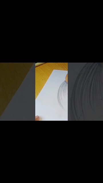 girl hair drawing 😍😂