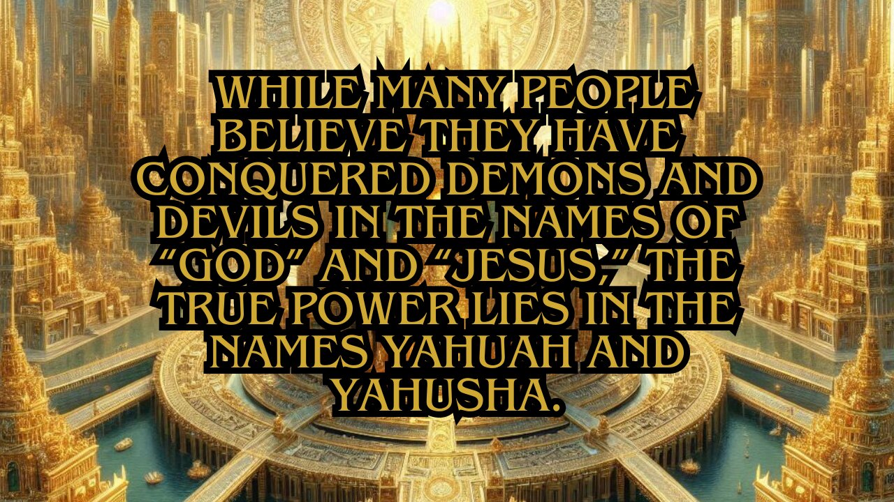 While Many People Believe They Have Conquered Demons And Devils In The Names Of “God” And “.........