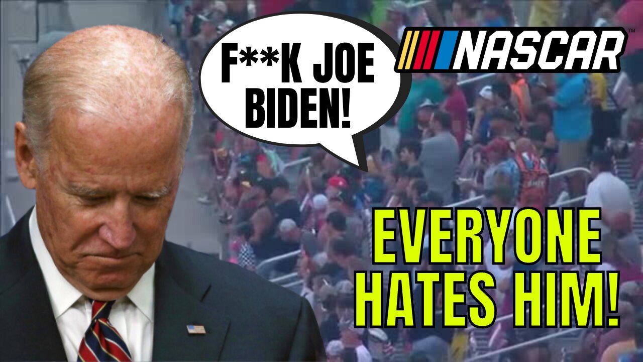 Media Desperately Tries To Spin "F Joe Biden" Chant At NASCAR Race | Everyone HATES Joe Biden