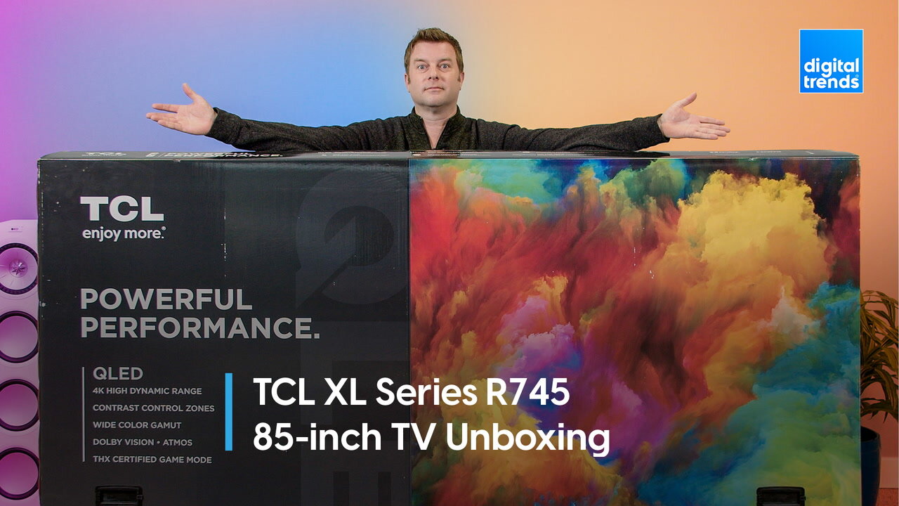 TCL XL Series 85-inch R745 Unboxing, Impression | How big is this?