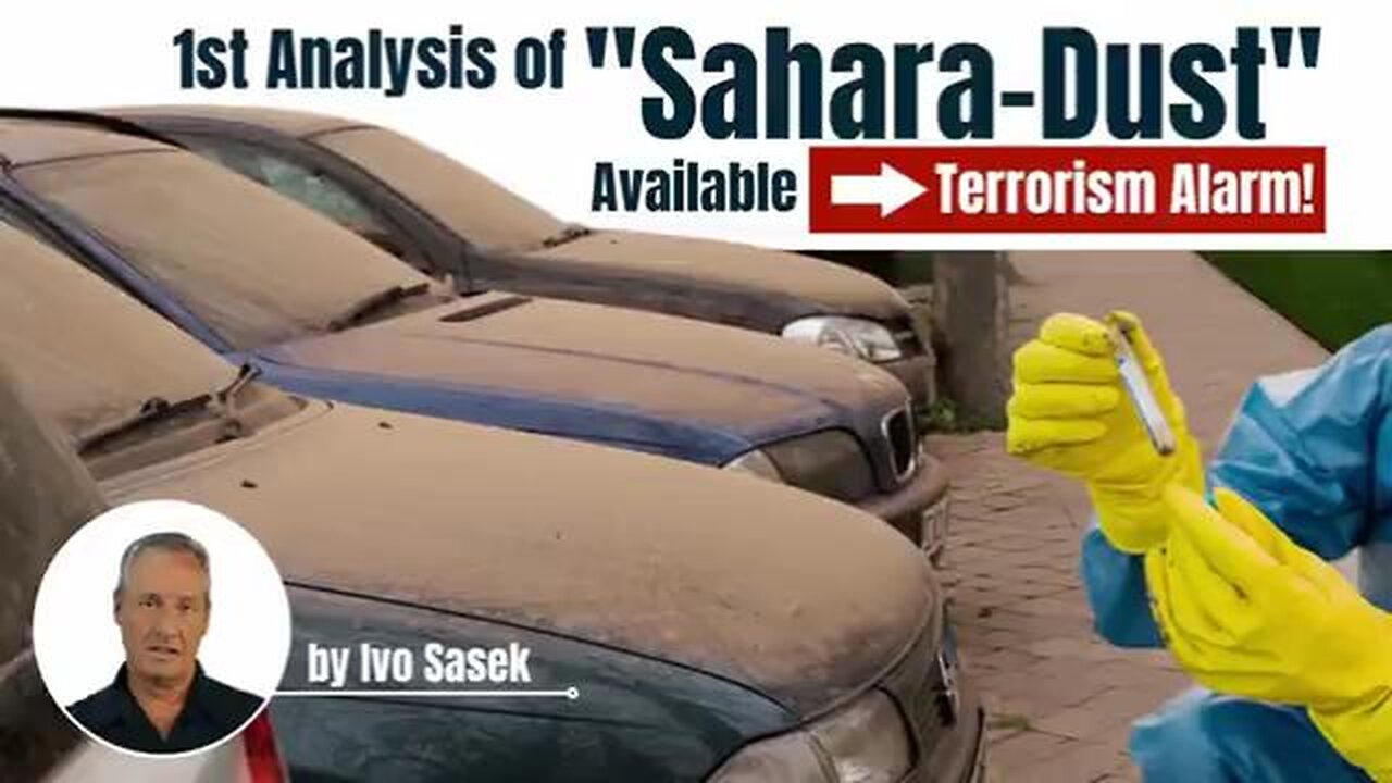 1st Analysis of Sahara Dust available. Terrorism alarm! (by Ivo Sasek)