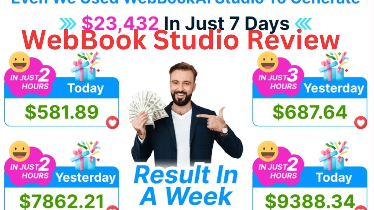 WebBook Studio Review - $BONUSES + OTO’S