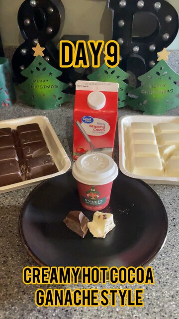 Elf Hot Cocoa Day 9: Creamy Hot Cocoa Ganache Style