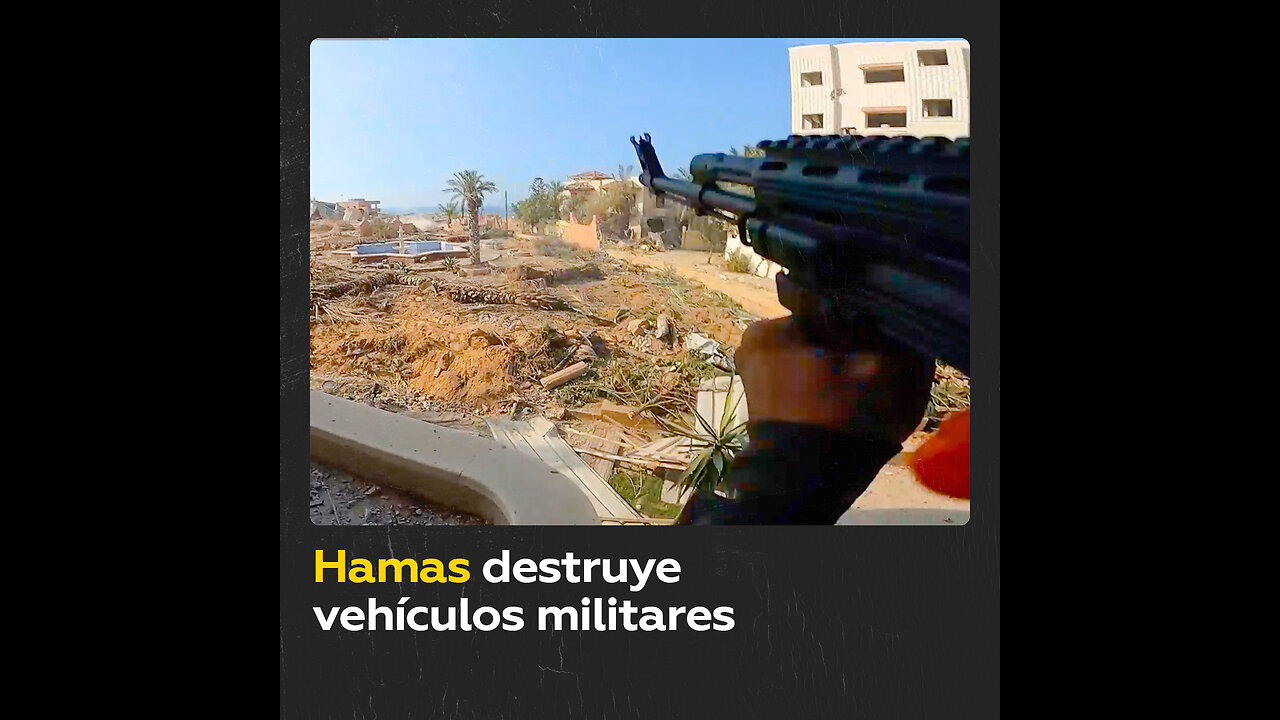 Las Brigadas Al Qassam de Hamás destruyen varios vehículos militares