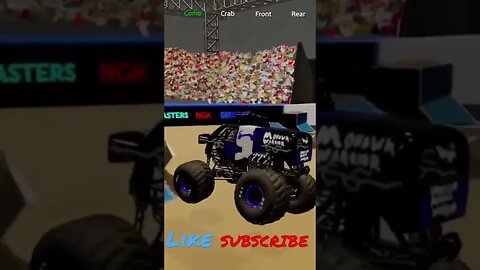 Mohawk warrior freestyle #monsterjam #youtubeshorts #youtube