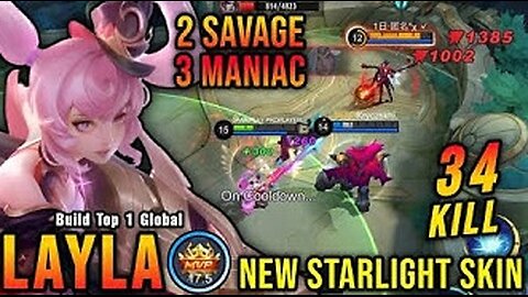 34 Kills + 2x SAVAGE!! Twilight Waltz Layla New STARLIGHT Skin!!