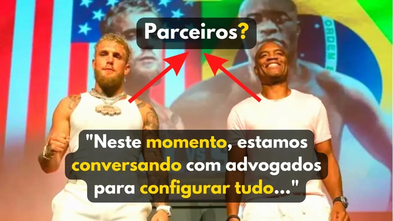 Jake Paul e Anderson Silva vão FUNDAR uma associação juntos?