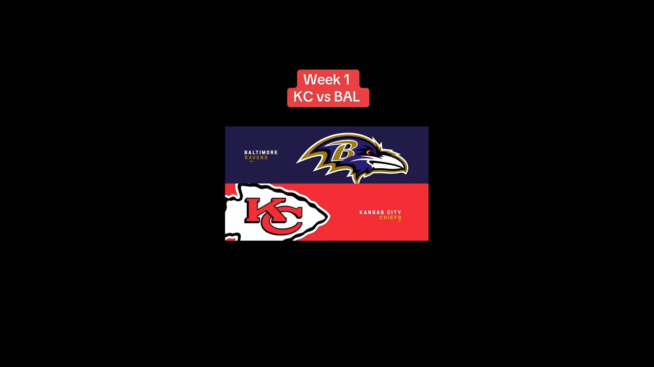 NFL week 1 Ravens vs chiefs Highlights