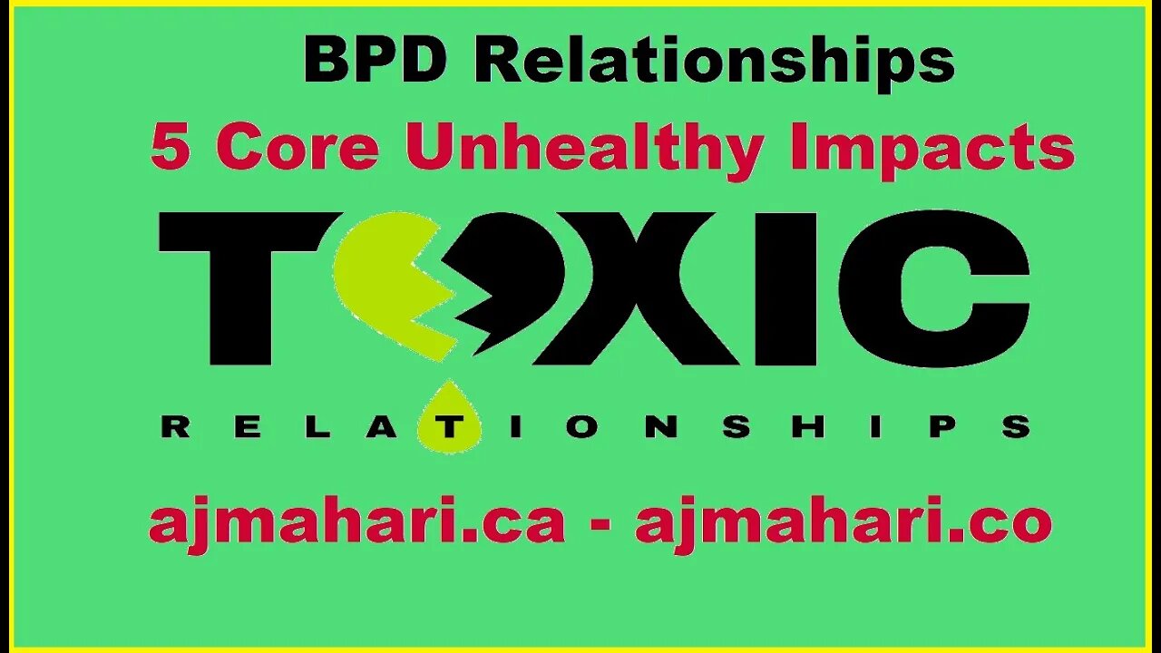 BPD Relationships 5 Core Toxic Impacts on Codependents | A.J. Mahari Shorts